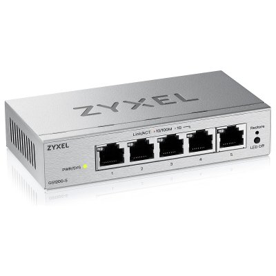 ZYXEL GS1200 Series GS1200-5 - Commutateur - intelligent - 5 x 10/100/1000 - de bureau