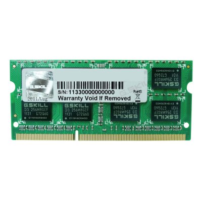 G.SKILL Gskill so-dimm 4gb ddr3-1600 f3-1600c9s-4gsl F3-1600C9S-4GSL