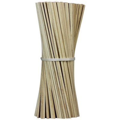 GT CATERING  - Lot de 100 b&acirc;tons en bois pour barbe &agrave; papa - 28 cm