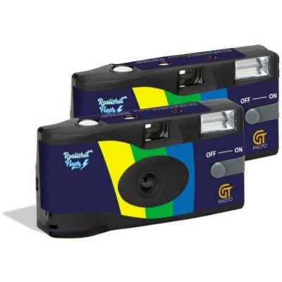 GENERIQUE GT Photo - Pack 2 x Appareil Photo jetable Realishot Flash - 27 photos