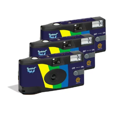 GENERIQUE Gt photo - pack 3 x appareil photo jetable realishot flash - 27 photos