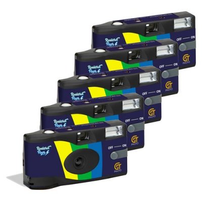 GENERIQUE Gt photo - pack 5 x appareil photo jetable realishot flash - 27 photos