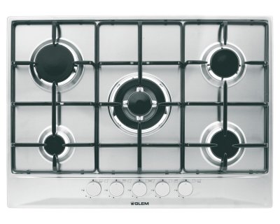 GENERIQUE Gt755ix 1750w 230v 5 foyers induction acier inoxydable inox 