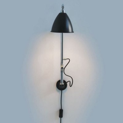 GUBI  Applique BL5 - avec interrupteur - noir mat/ chrome