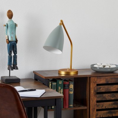 GUBI  Lampe de table Grasshopper - bleu-gris