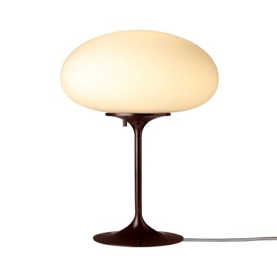GUBI  - Stemlite Lampe de table H 42 cm, noir-rouge / opale
