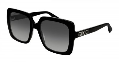 GUCCI  Eyewear lunettes de soleil &agrave; monture rectangulaire - Noir