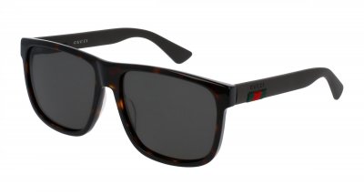 GUCCI  GG0010S 003 Montures de Lunettes, Marron (Avana/Grey), 58 Homme