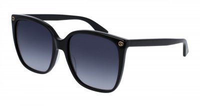 GUCCI  Lunettes de Soleil GG0022S Black/Grey Shaded 57/18/140 femme
