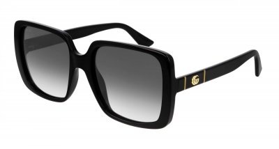 GUCCI  Lunettes de Soleil GG0632S Black/Grey Shaded 56/20/145 femme