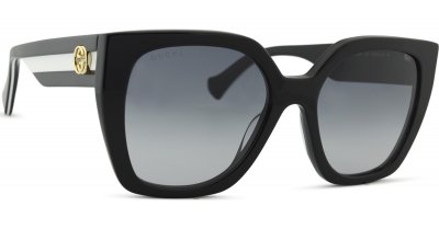 GUCCI  Lunettes de Soleil GG1300S Black/Grey Shaded 55/19/145 femme