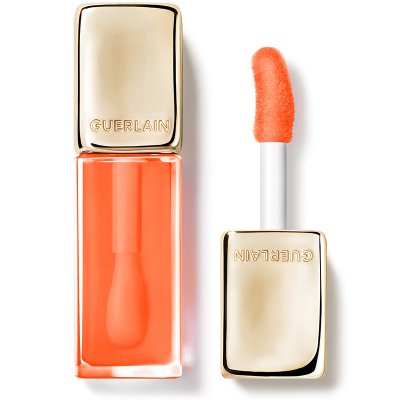 GUERLAIN  - Kisskiss Bee Glow Oil Huile &Agrave; L&egrave;vres Teint&eacute;e 319 Peach Glow