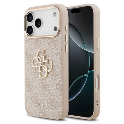 GUESS  Big 4G Classic Logo Case for iPhone 17 Pro 6.3 Rose Gold