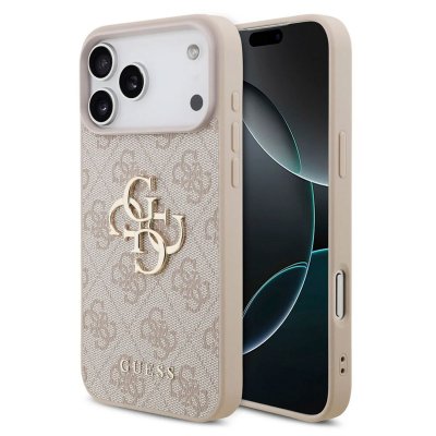 GUESS  Coque 4G Metal Logo Backcover Apple iPhone 17 Pro - Rose