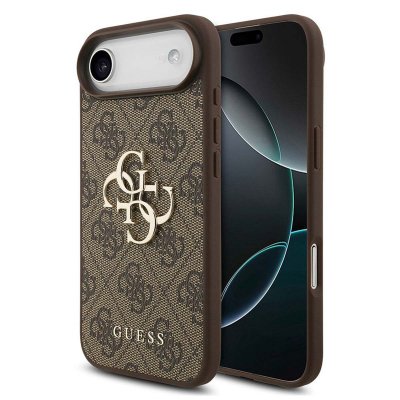 GUESS  Coque 4G Metal Logo Backcover Apple iPhone Air - Marron