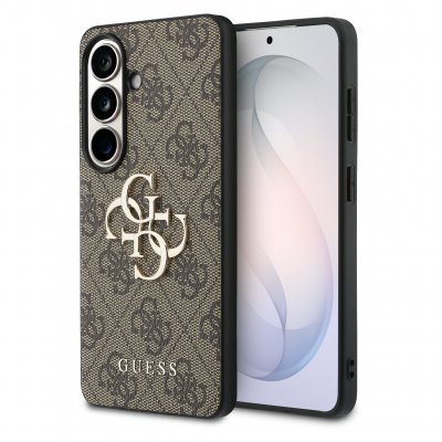 GUESS  Coque 4G Metal Logo Backcover Samsung Galaxy S26 Plus - Marron