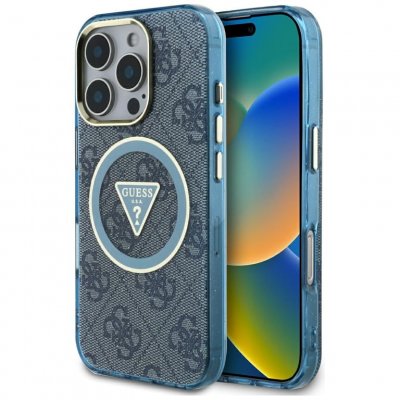 GUESS  Coque De T&eacute;l&eacute;phone Circle Triangle Iphone 16 Pro