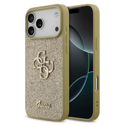 GUESS  Coque De T&eacute;l&eacute;phone Fixed Glitter Big 4g Iphone 17 Pro Max