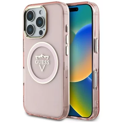 CG MOBILE Guess Coque De T&eacute;l&eacute;phone Mountain Logo Iphone 16 Pro Max