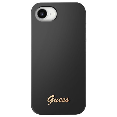 GUESS  Coque De T&eacute;l&eacute;phone Script Metal Logo Magsafe Iphone 16e