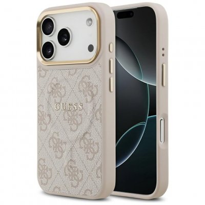 GUESS  Coque MagSafe Classic avec logo 4G Apple iPhone 17 Pro - Rose