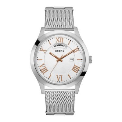 GUESS  Gents Metropolitan Watch Argent&eacute;