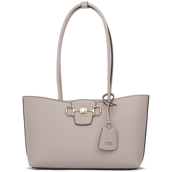 GUESS  Janie Girlfriend Carryall Femme Stone sac a main en matiere synthetique avec logo 4G et charme