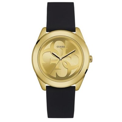 GUESS  Montre Caoutchouc Dor&eacute; pour Femmes-W0911L3
