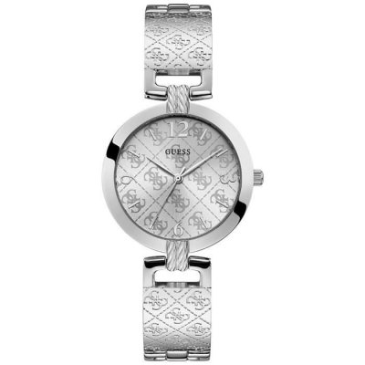 GUESS  Montre en Acier G Luxe W1228L1 - Femme - Argent&eacute;