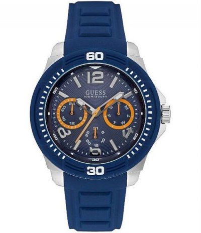 GUESS  - Montre Tread (w0967g2) marine  taille