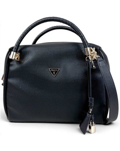 GUESS  Sac &agrave; &eacute;paule bandouli&egrave;re noir pour femme - Danya Satchel 336777