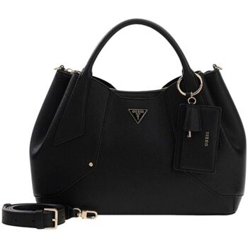 GUESS  Sac &agrave; main noir pour femme - Darcy Girlfriend Satchel 335353
