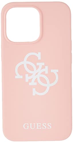 CG MOBILE GUHCP13MLS4GWPI Coque en Silicone pour iPhone 13 6,1' avec Logo 4G Rose