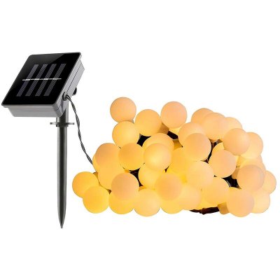 LUMI JARDIN Guirlande boules BILLY Beige Plastique 6.90M