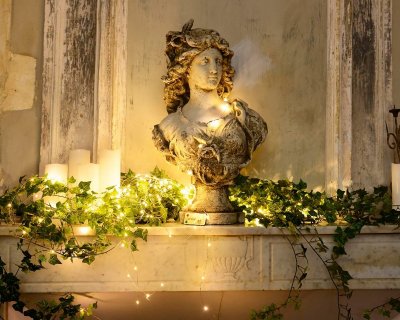 BLACHERE ILLUMINATION Guirlande Electrique De No&euml;l Microled 7.5 M, 150 Leds Blanc Chaud