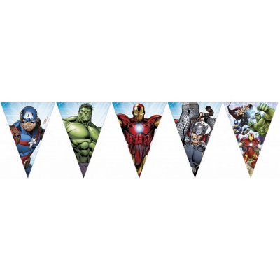 JAVOLI Guirlande fanions Avengers Mighty