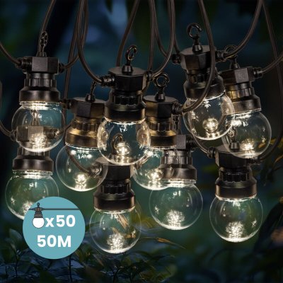 SKYLANTERN Guirlande Guinguette 50m Transparent