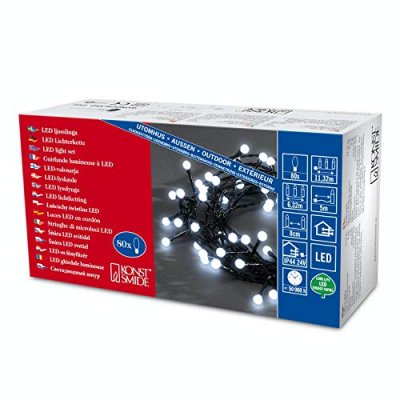 KONSTSMIDE Guirlande Led Ext&eacute;rieur 80 Lampes, Lumi&egrave;re Du Jour