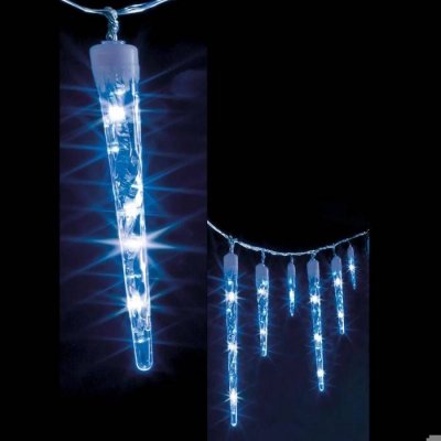 FEERIC LIGHTS AND CHRISTMAS Guirlande lumineuse 10 Gla&ccedil;ons 63 lampes LED Effet TOMBEE DE NEIGE