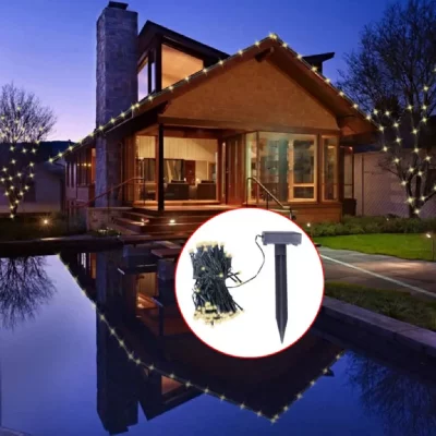 VIDAXL Guirlande lumineuse solaire &agrave; LED de No&euml;l