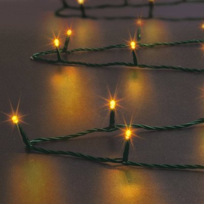 FEERIC LIGHTS & CHRISTMAS Guirlande programmable 200 LED 20 m&egrave;tres blanc chaud FV