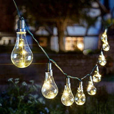 PFLANZEN KA LLE Guirlande solaire 10 ampoules Eureka