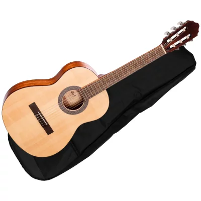 CORT Guitares classiques  AC100 GLOSS BLACK Classiques 4/4