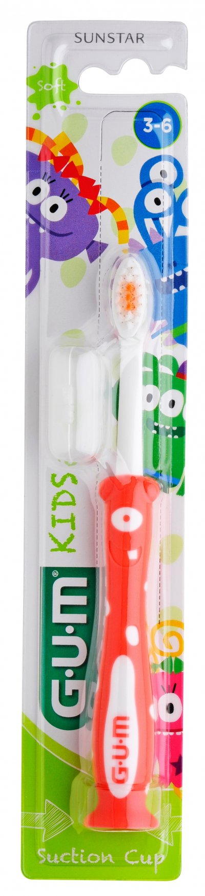 GUM  901 Kids Brosse 3-6 ans, Standard, couleur al&eacute;atoire