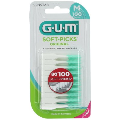 GUM  Brossette Interdentaire Soft-Picks Original Medium 100 unit&eacute;s