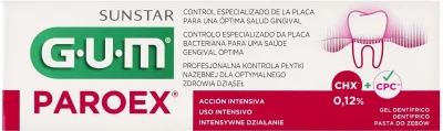 SUNSTAR GUM Gum PAROEX - Dentifrice Anti Plaque Dentaire, 75ml