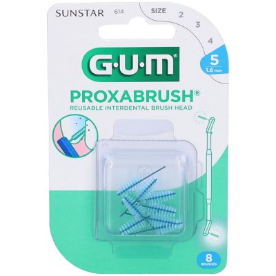 GUM  PROXABRUSH CLASSIC 614- Brossettes Interdentaires 1.6 mm, 8 unit&eacute;s