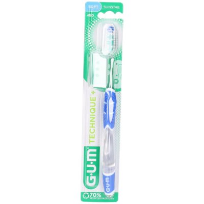 GUM  TECHNIQUE+ 490 - Brosse &agrave; Dents Souple
