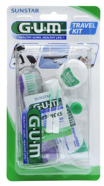 GUM &reg; Travel kit dentaire de voyage