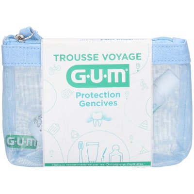 GUM  Trousse Voyage Gencives Fragiles - Trousse 5 produits